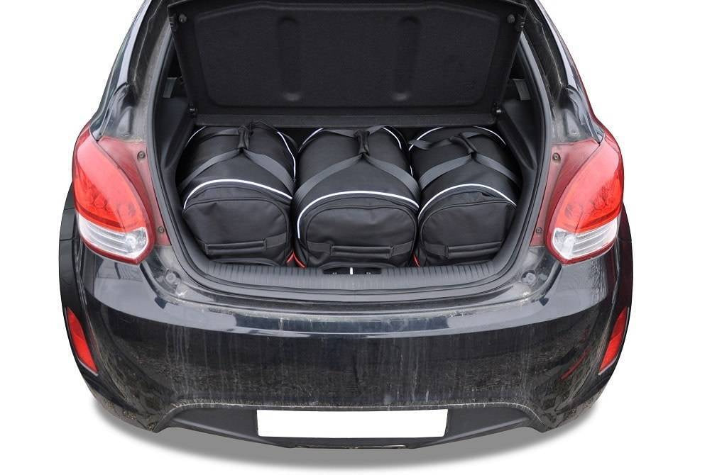 HYUNDAI VELOSTER COUPE 2011-2014 KOFFERRAUMTASCHEN SET 3 STK