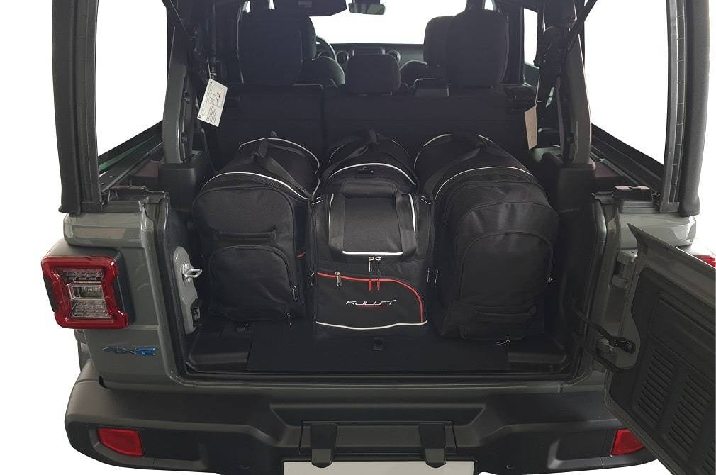 JEEP WRANGLER PHEV 2018+ KOFFERRAUMTASCHEN SET 4 STK