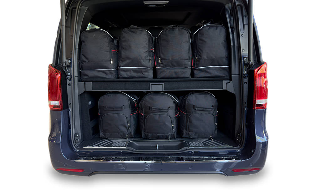 MERCEDES-BENZ EQV LONG 2020+ KOFFERRAUMTASCHEN SET 7 STK