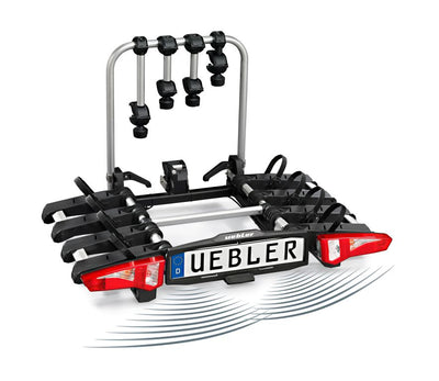 UEBLER i41 S DC Fahrradträger 4 Räder mit 90° Abklappung Rückfahrkontrolle