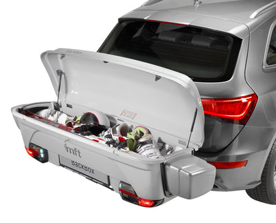 BackBox silber BackBox inkl. Einsatz klein (Breite = 154 cm) und 2 Zurrbändern zur Ladungssicherung