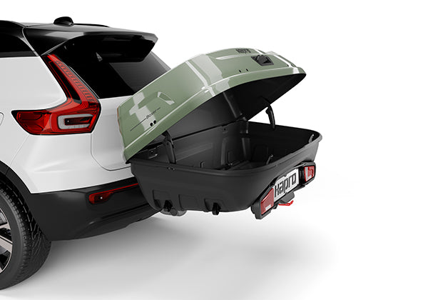 HAPRO Boxer L Heckbox Hartschale grün Set inkl. Plattform 420L