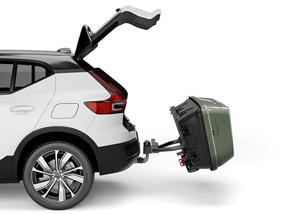 HAPRO Boxer L Heckbox Hartschale grün Set inkl. Plattform 420L