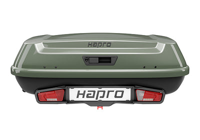 HAPRO Boxer L Heckbox Hartschale grün Set inkl. Plattform 420L