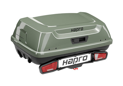 HAPRO Boxer M Heckbox Hartschale grün Set inkl. Plattform 340 L