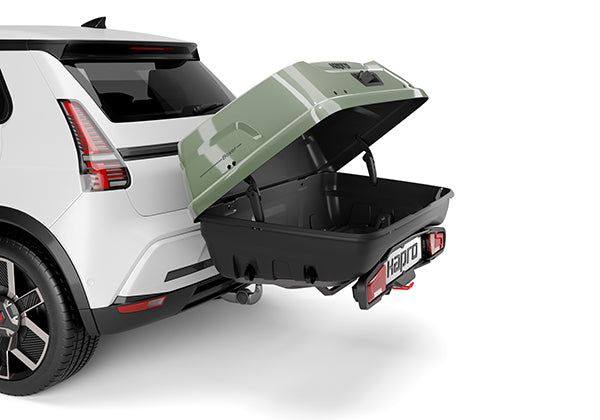 HAPRO Boxer M Heckbox Hartschale grün Set inkl. Plattform 340 L