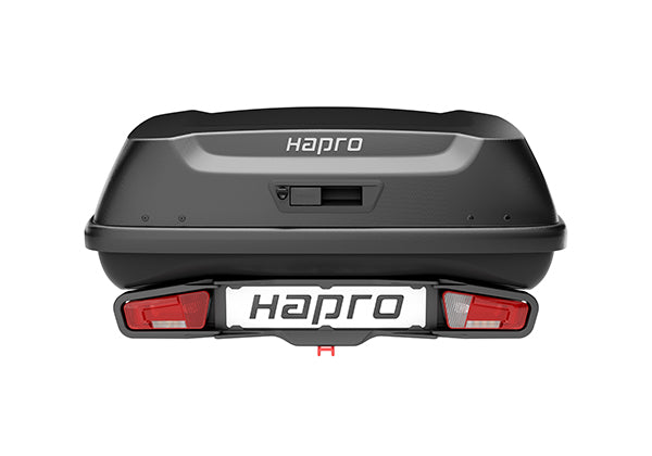 HAPRO Boxer M Heckbox Hartschale schwarz Set inkl. Plattform 340 L