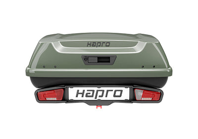 HAPRO Boxer M Heckbox Hartschale grün Set inkl. Plattform 340 L