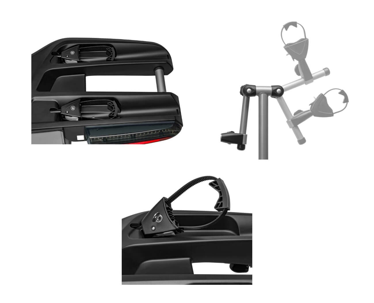 compact 2e+1 FIX4BIKE Fahrradheckträger für 2 Fahrräder inkl. Tragetasche mit FIX4BIKE-Verschluss