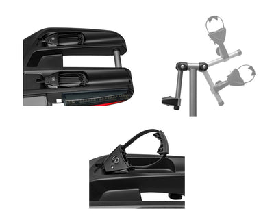 compact 2e+1 FIX4BIKE Fahrradheckträger für 2 Fahrräder inkl. Tragetasche mit FIX4BIKE-Verschluss