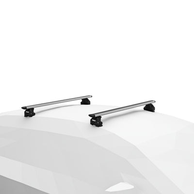 Dachträger Komplettset WingBar Evo silber Volkswagen Caddy Maxi Life 5-T MPV 2008-2015 Befestigungspunkte (Fixpunkte)