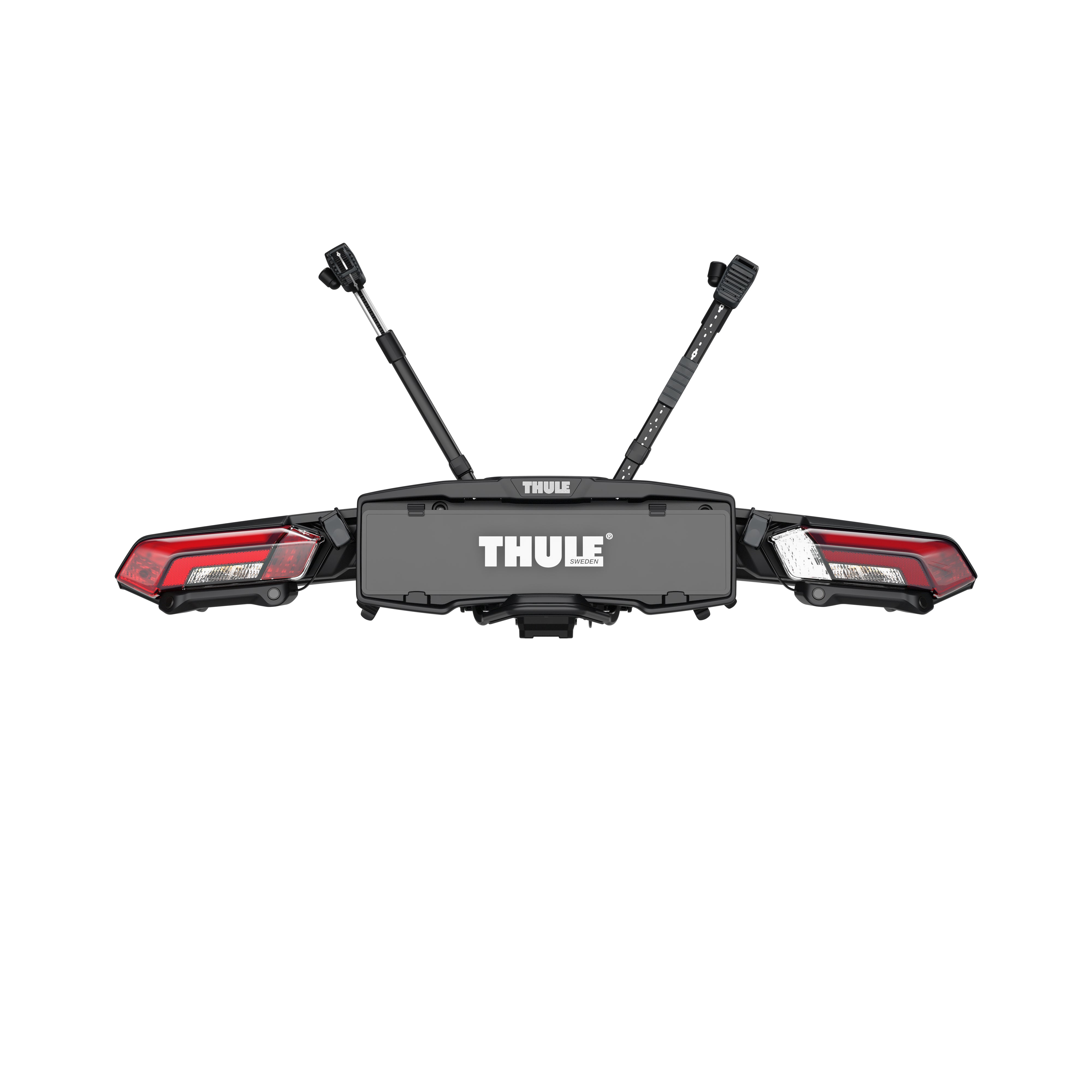 Thule Epos 2 ParkSecure – Faltbarer Anhängerkupplungs-Fahrradträger für 2 Bikes mit integrierten Parksensoren