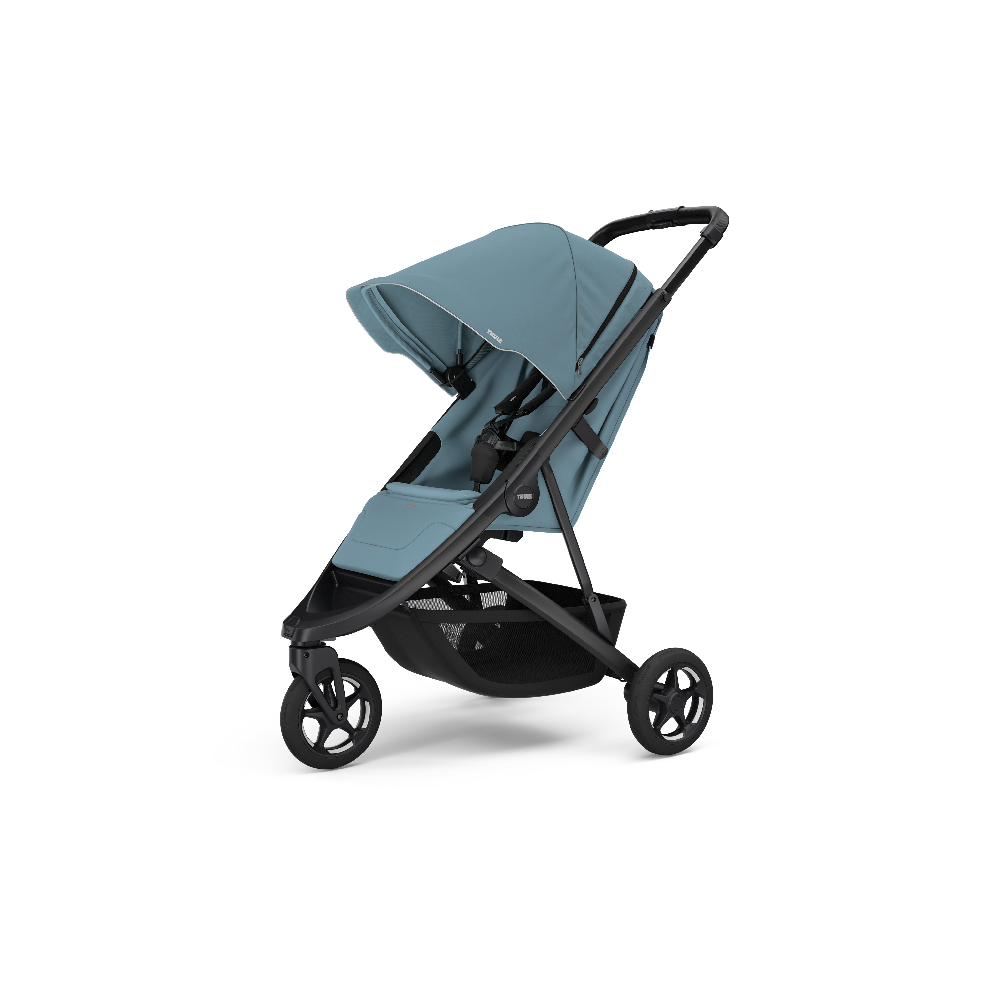 Thule Spring 2 Kompakter All-Terrain-Kinderwagen – Mittelblau