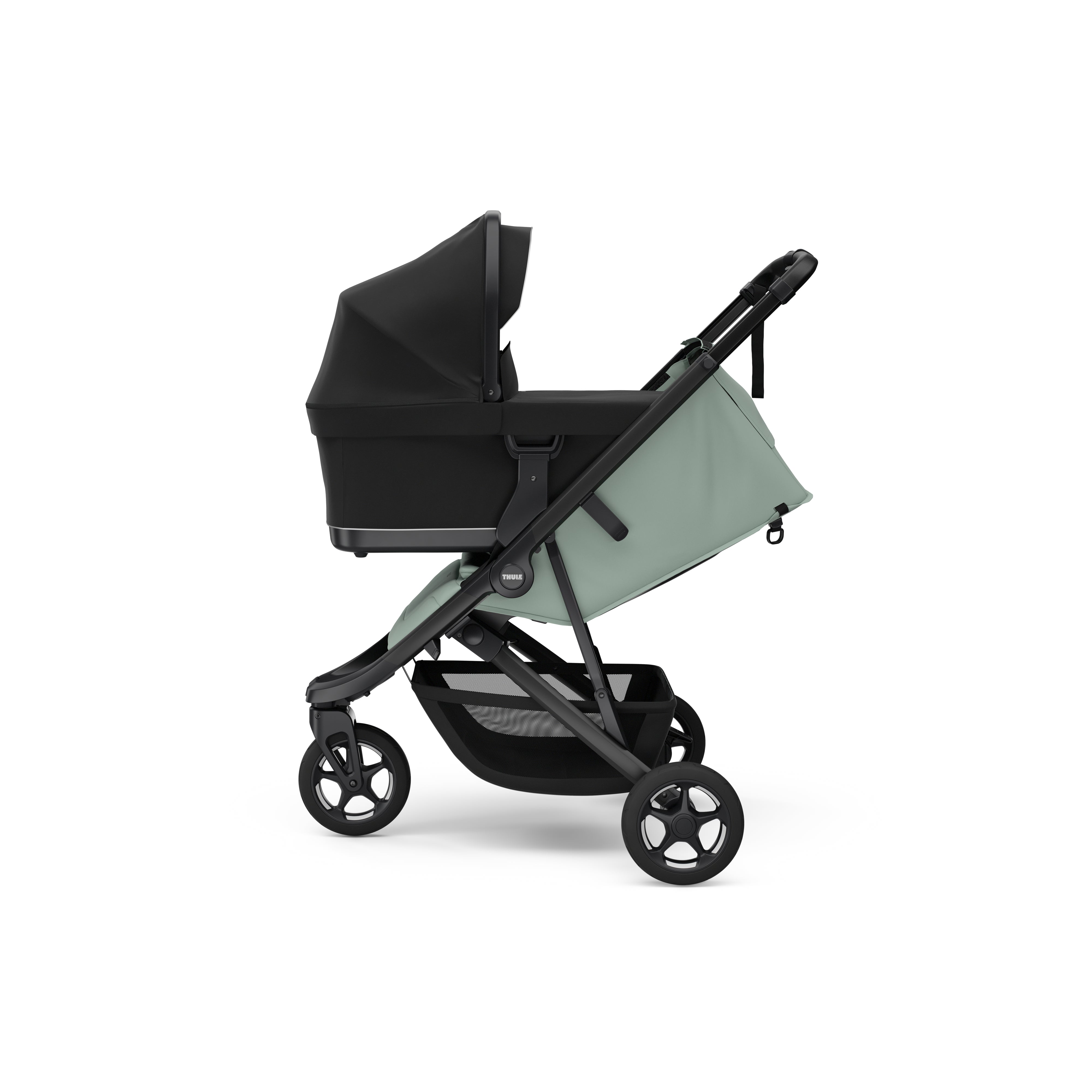 Thule Spring 2 Kompakter All-Terrain-Kinderwagen – Nebelgrün (Misty Green)