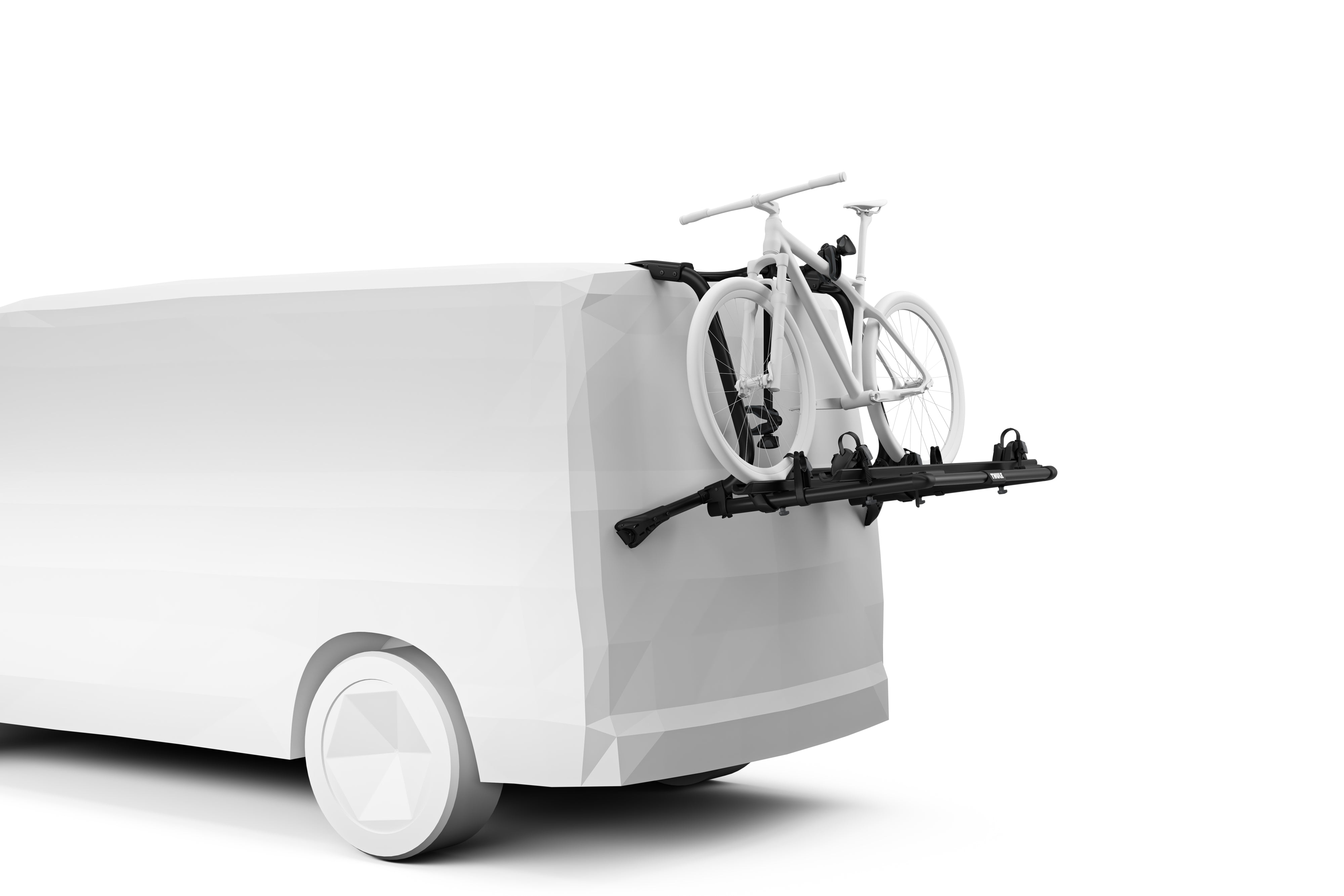 Thule WanderWay 2 Fahrräder Heckklappe Rahmenmontage VW T6 schwarz 911002