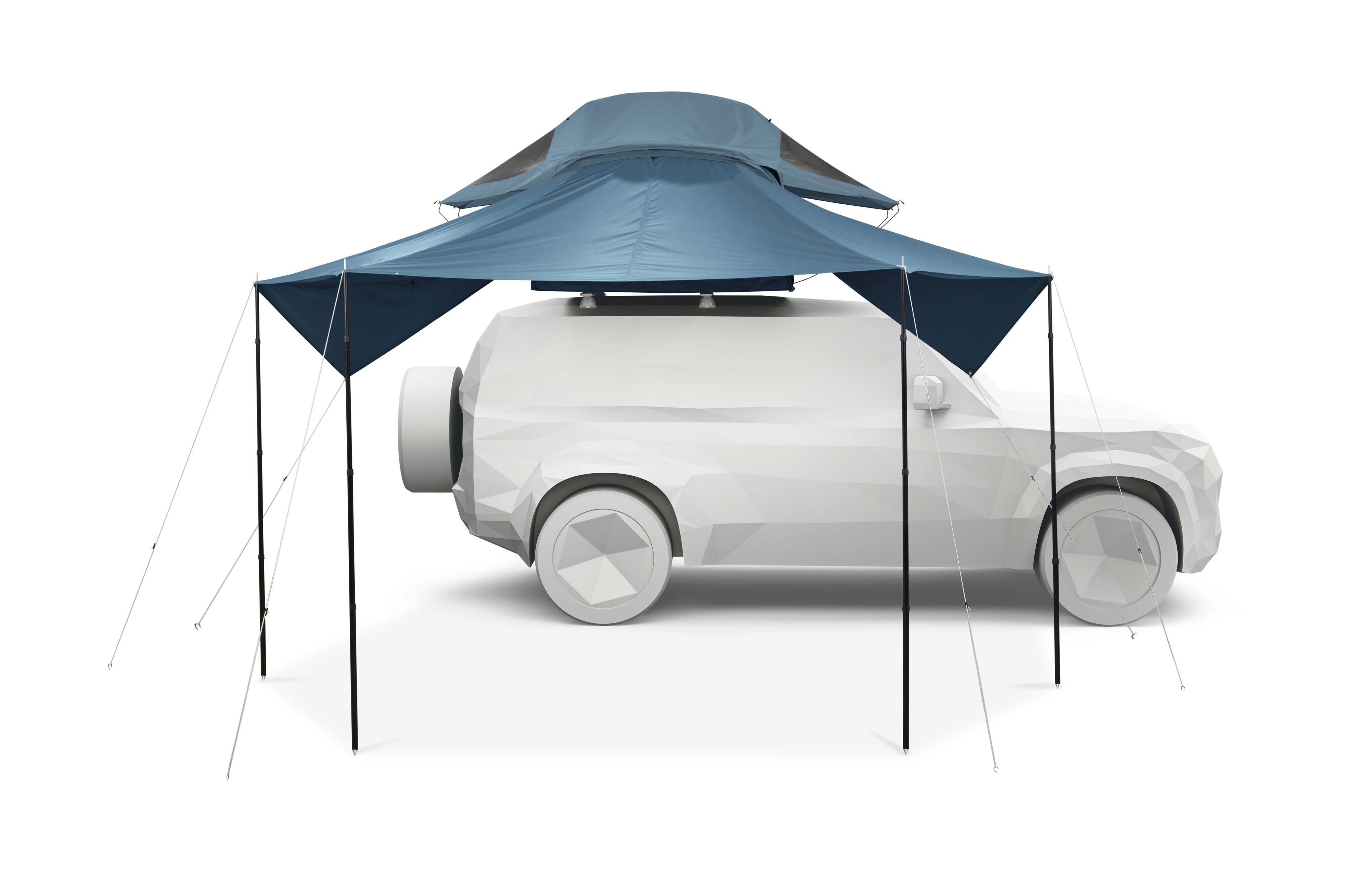 Thule Approach Awning Dachzelt-Markise für 2 - 3 Personen S/M (Dark slate)