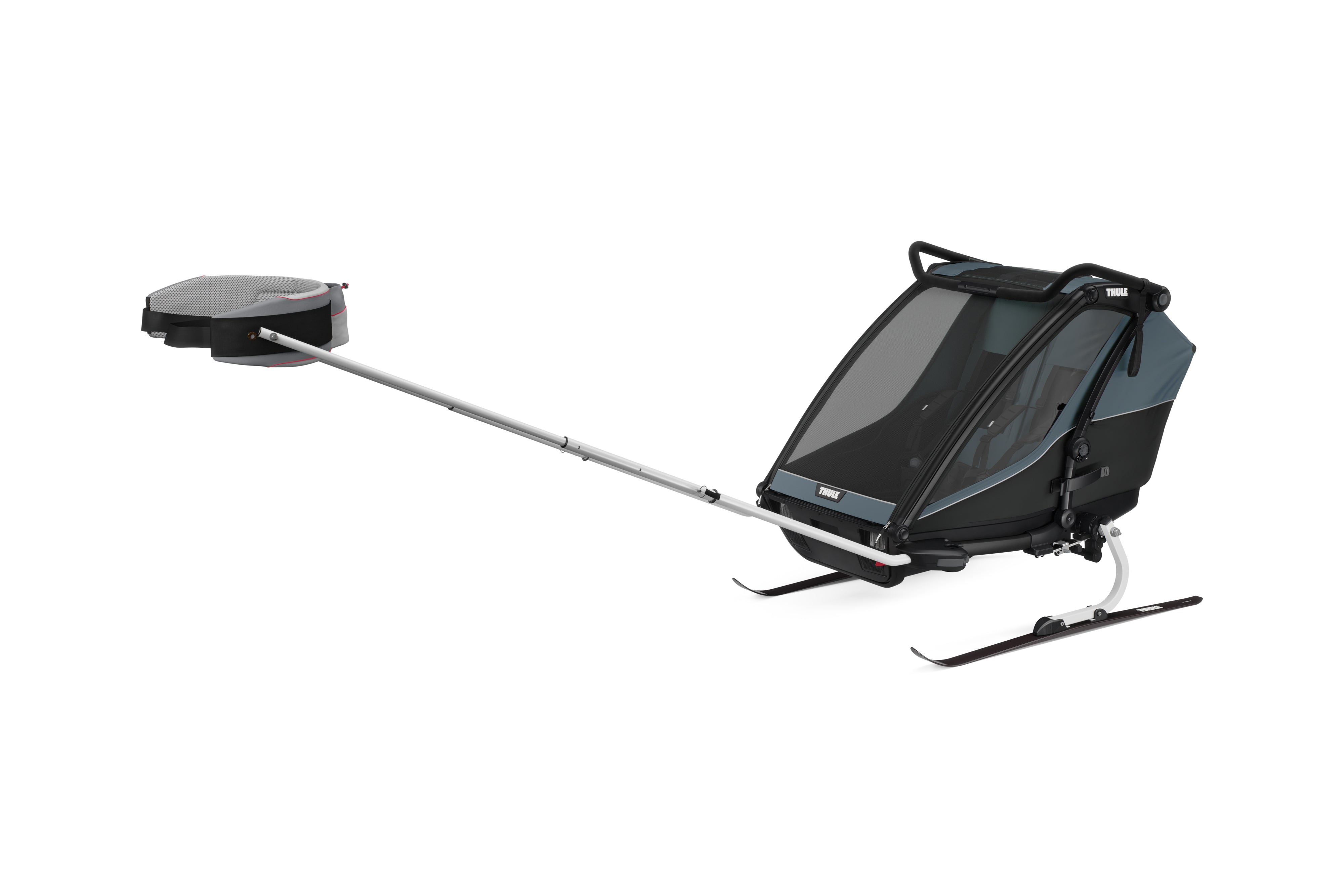 Thule Chariot cross-country skiing kit Skilanglaufset grau