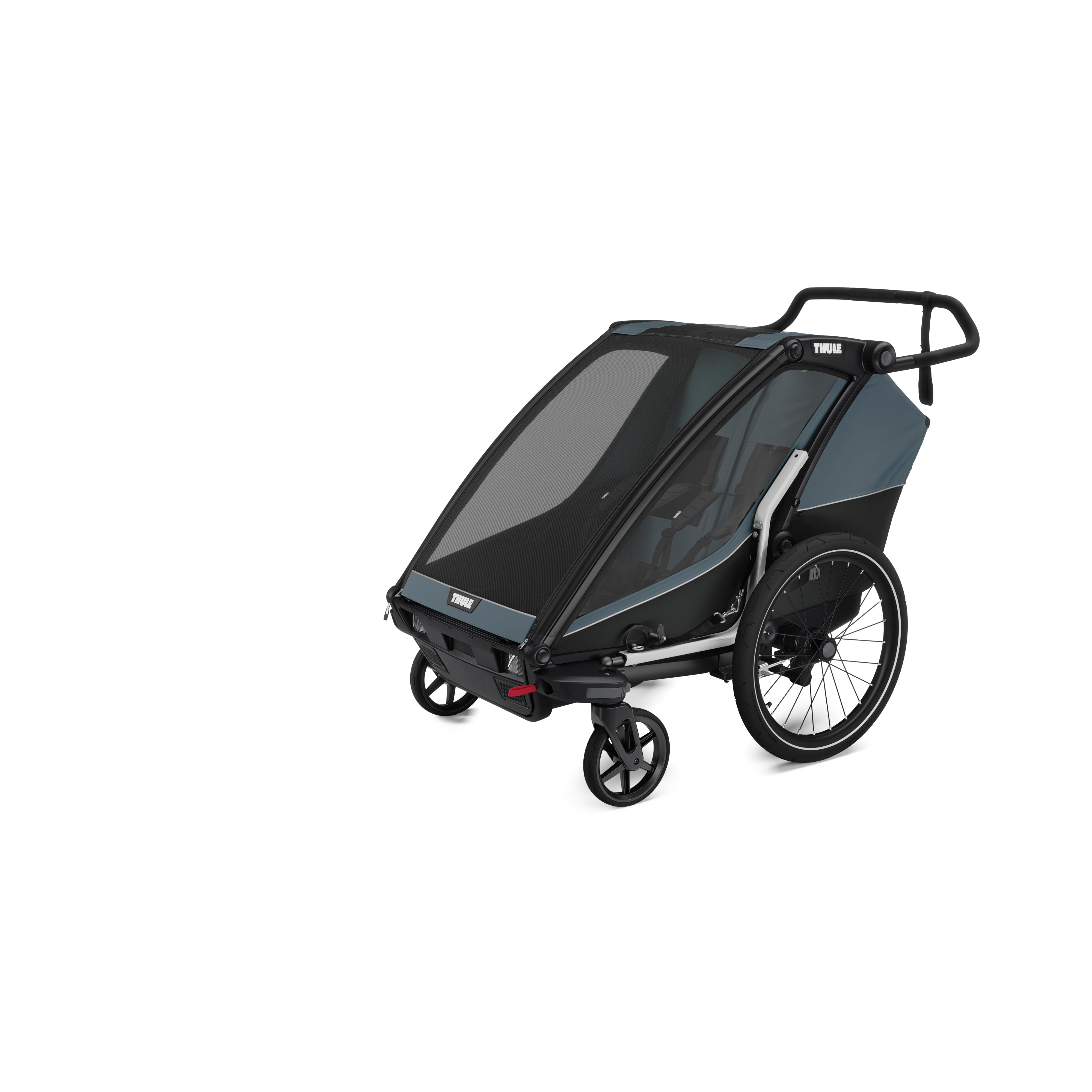 Thule Chariot Cab 2-Sitz Multisport-Fahrradanhänger Dunkelschiefer