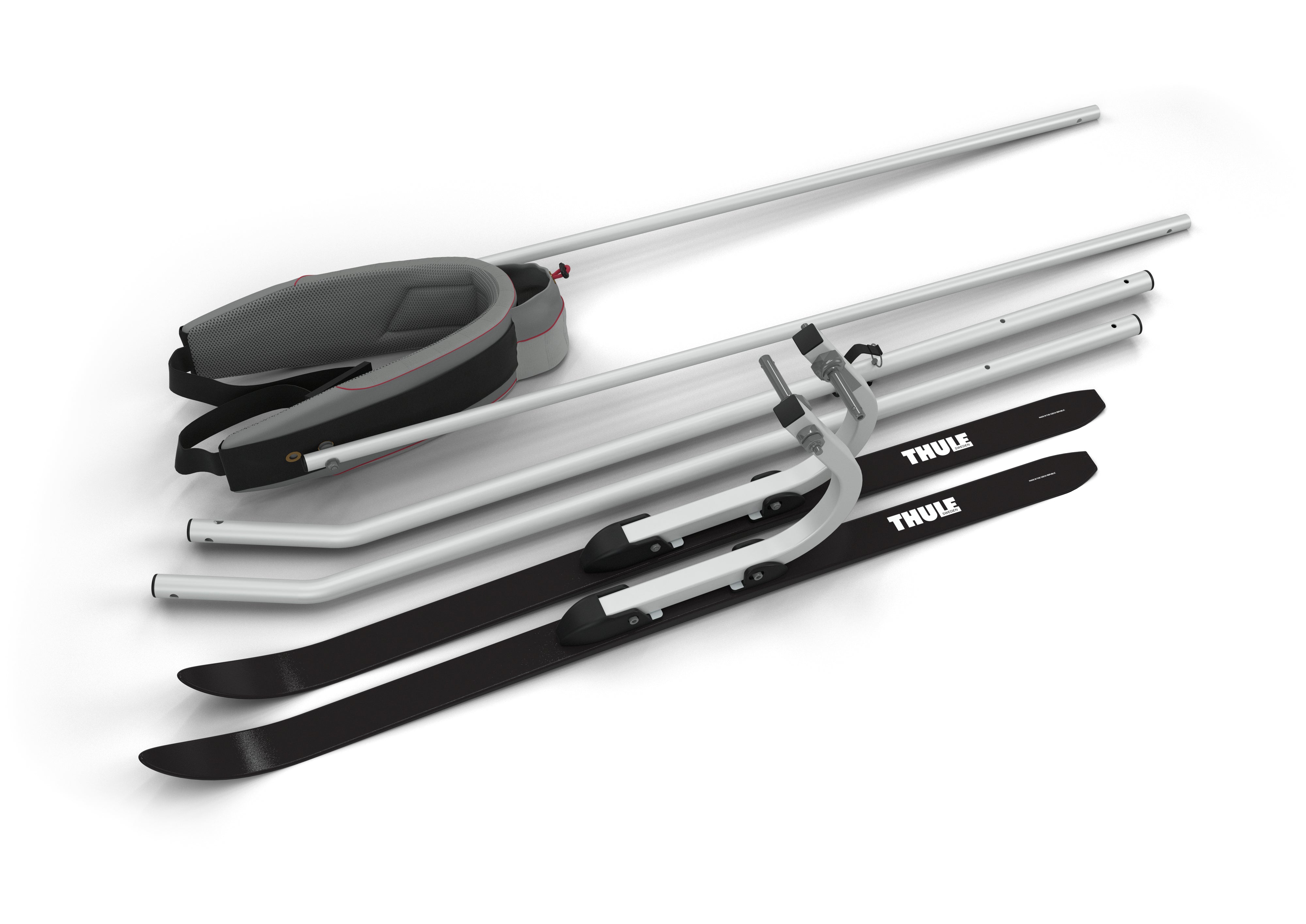 Thule Chariot cross-country skiing kit Skilanglaufset grau