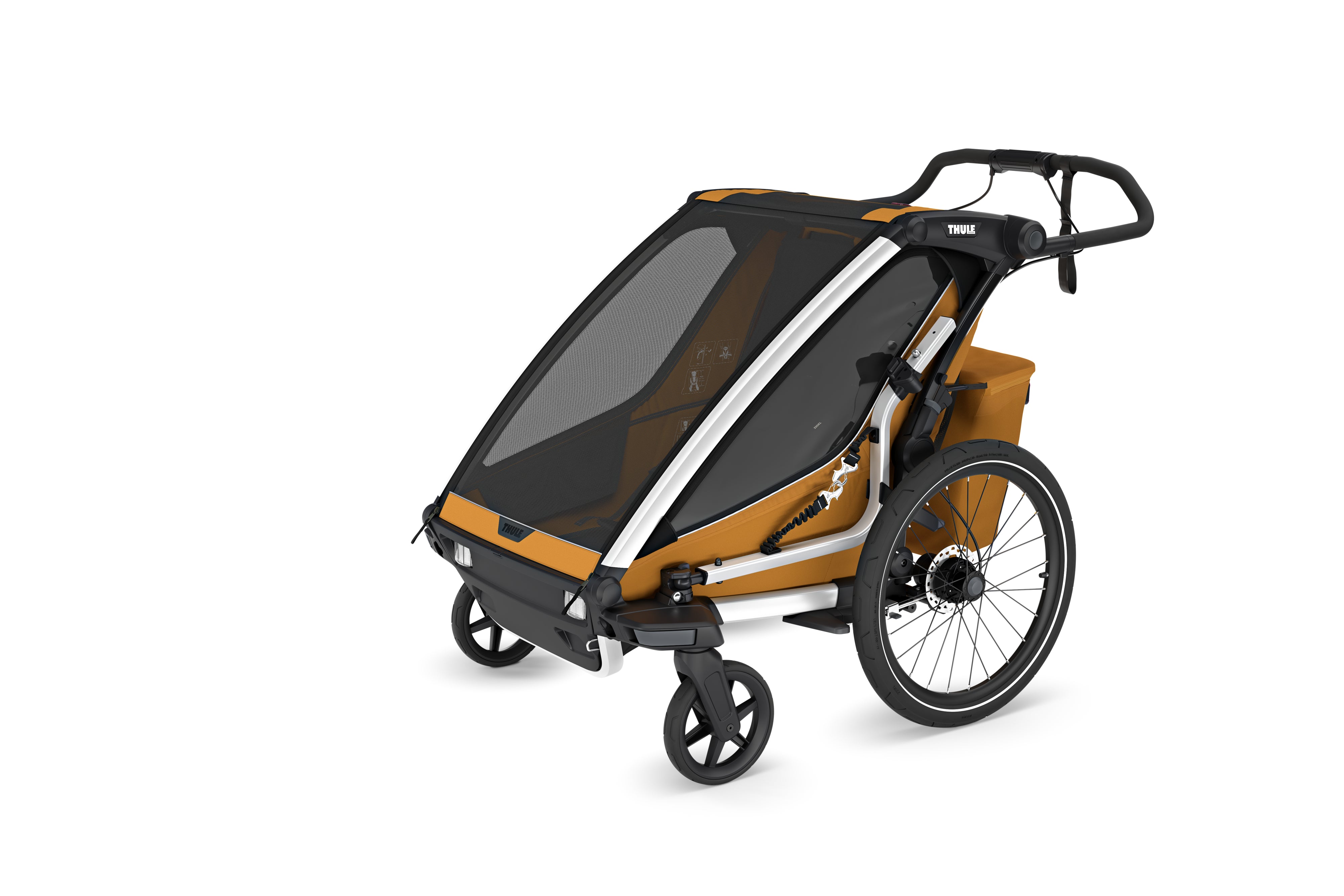 Thule Chariot Sport 2 doppel Multisport-Fahrradanhänger natürliches Gold 2025