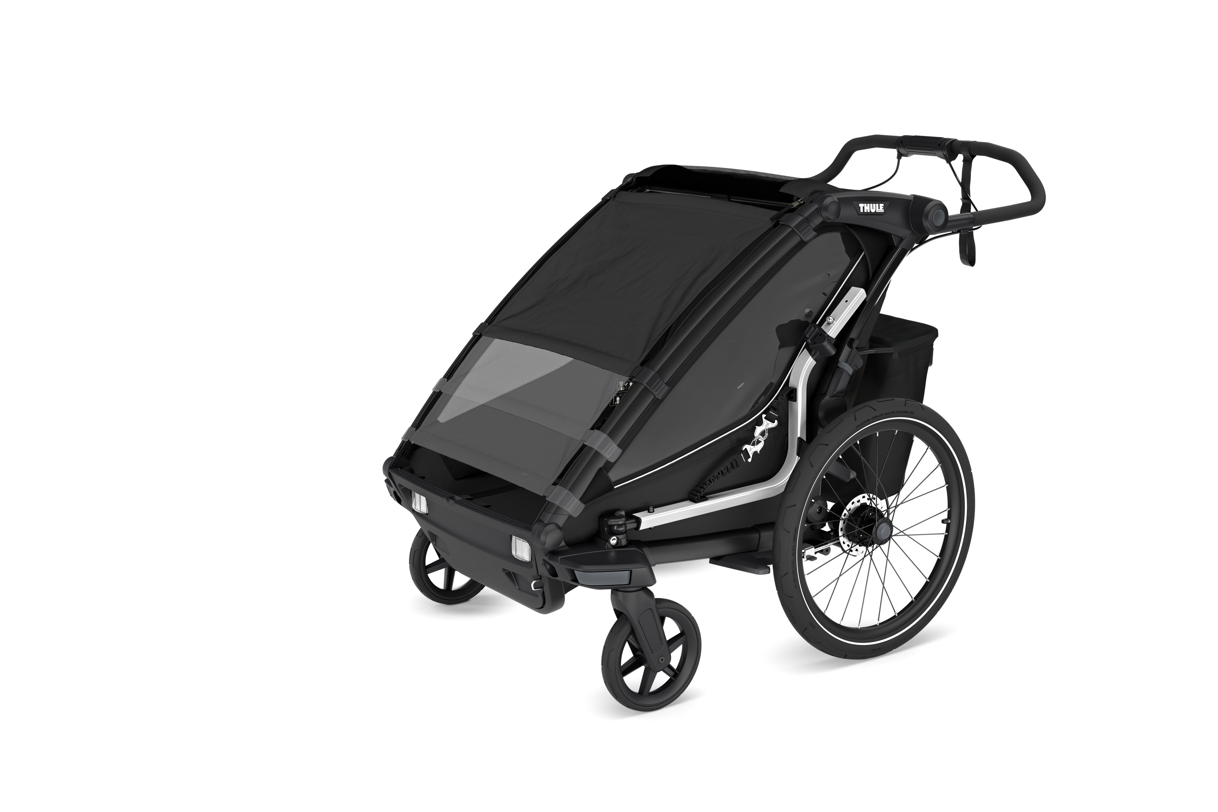 Thule Chariot Sport 2 doppel Multisport-Fahrradanhänger schwarz 2025