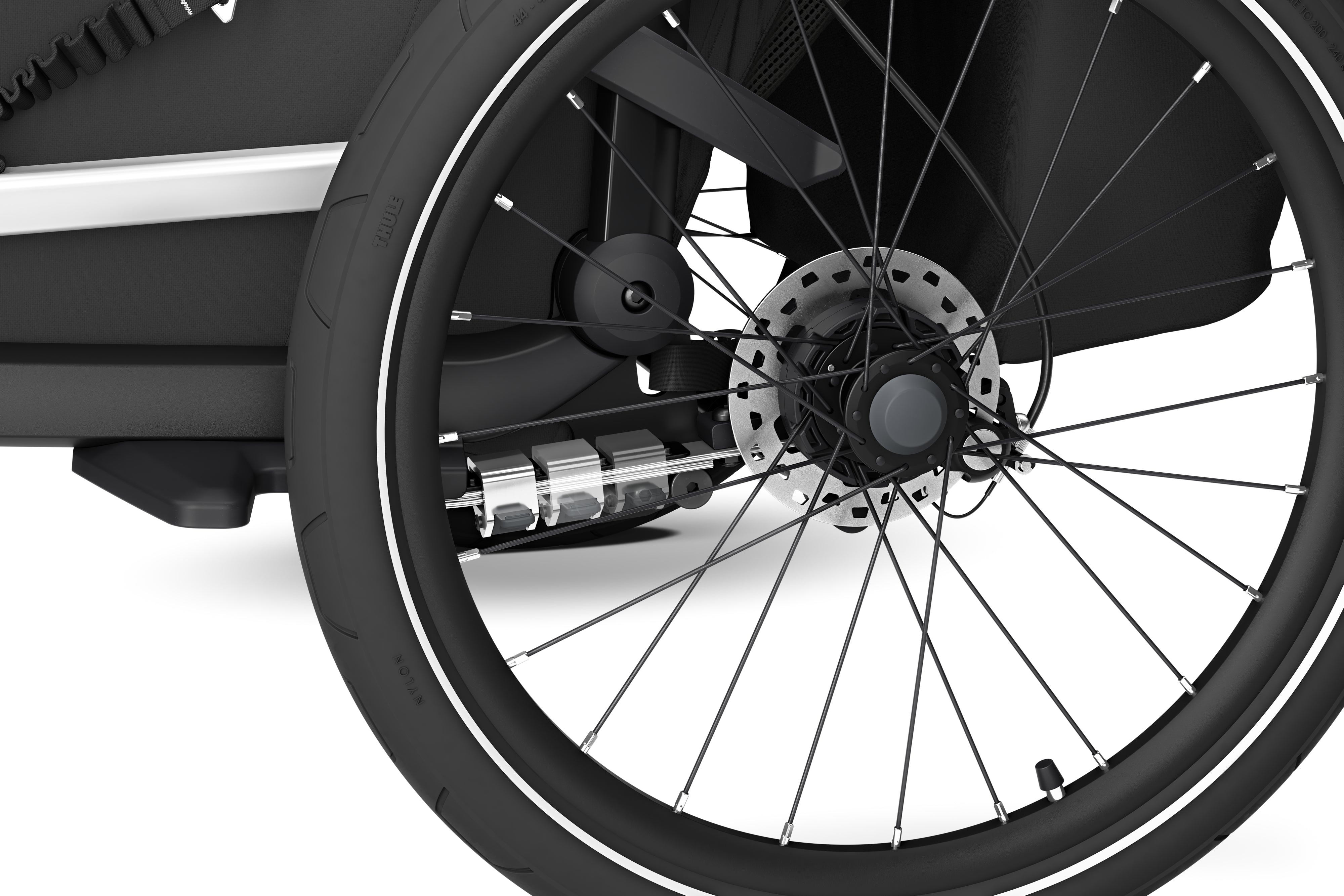 Thule Chariot Sport 2 Multisport-Fahrradanhänger Einsitzer schwarz 2025