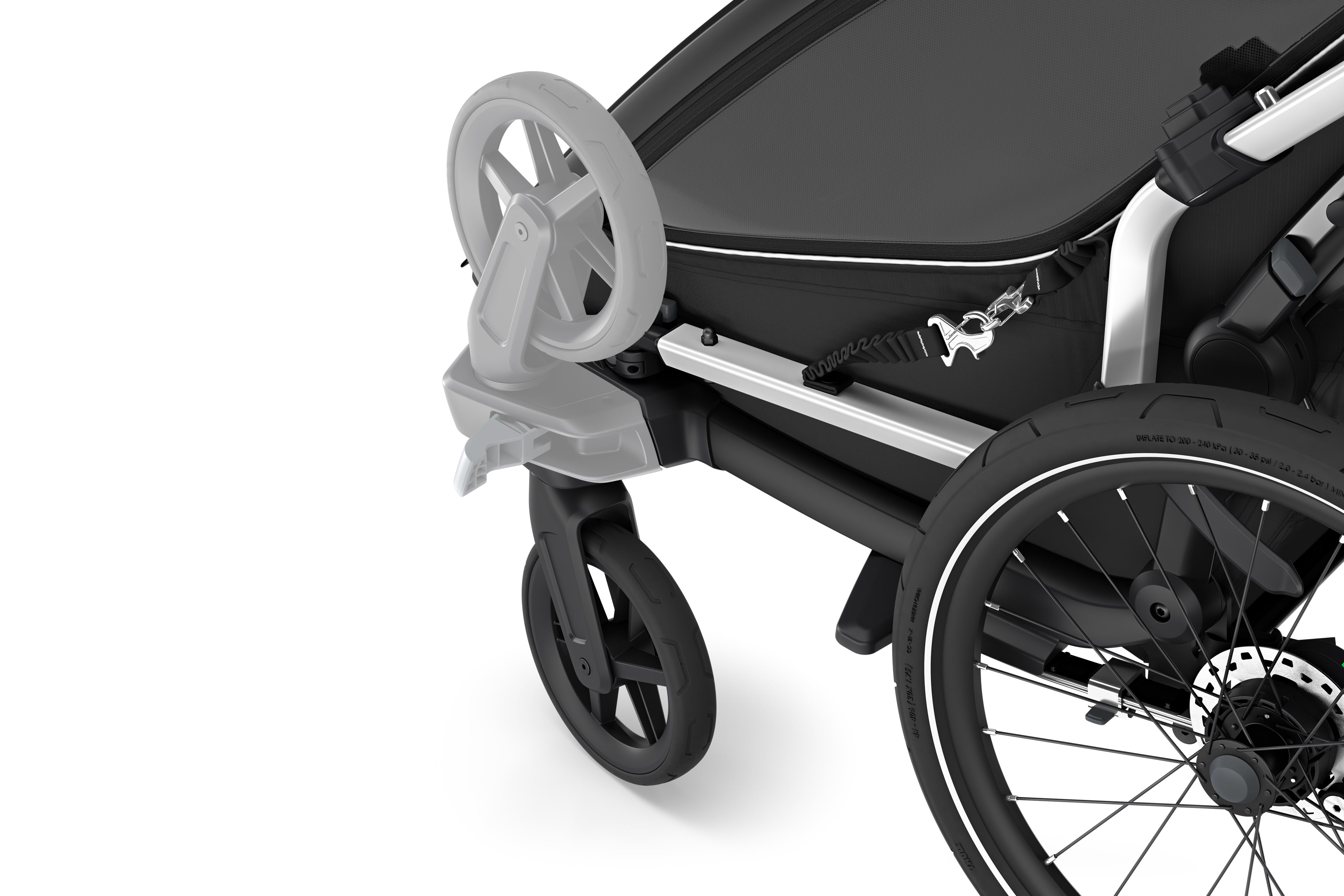 Thule Chariot Sport 2 Multisport-Fahrradanhänger Einsitzer schwarz 2025