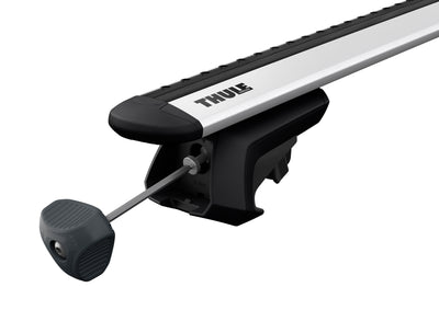 Dachträger Komplettset WingBar Evo silber Volvo XC90 2002-2014 Offene Dachreling (Erhöhte Reling)