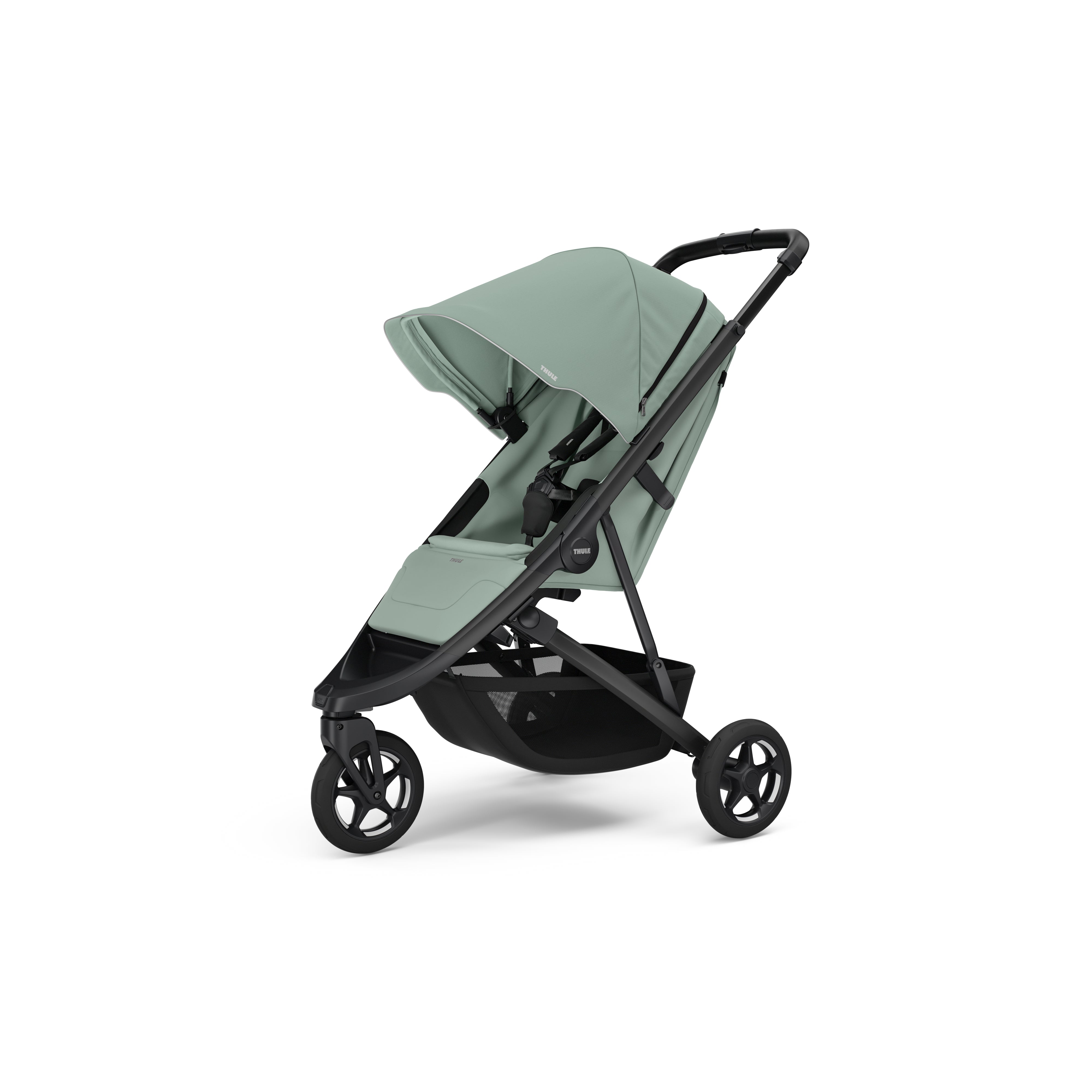 Thule Spring 2 Kompakter All-Terrain-Kinderwagen – Nebelgrün (Misty Green)