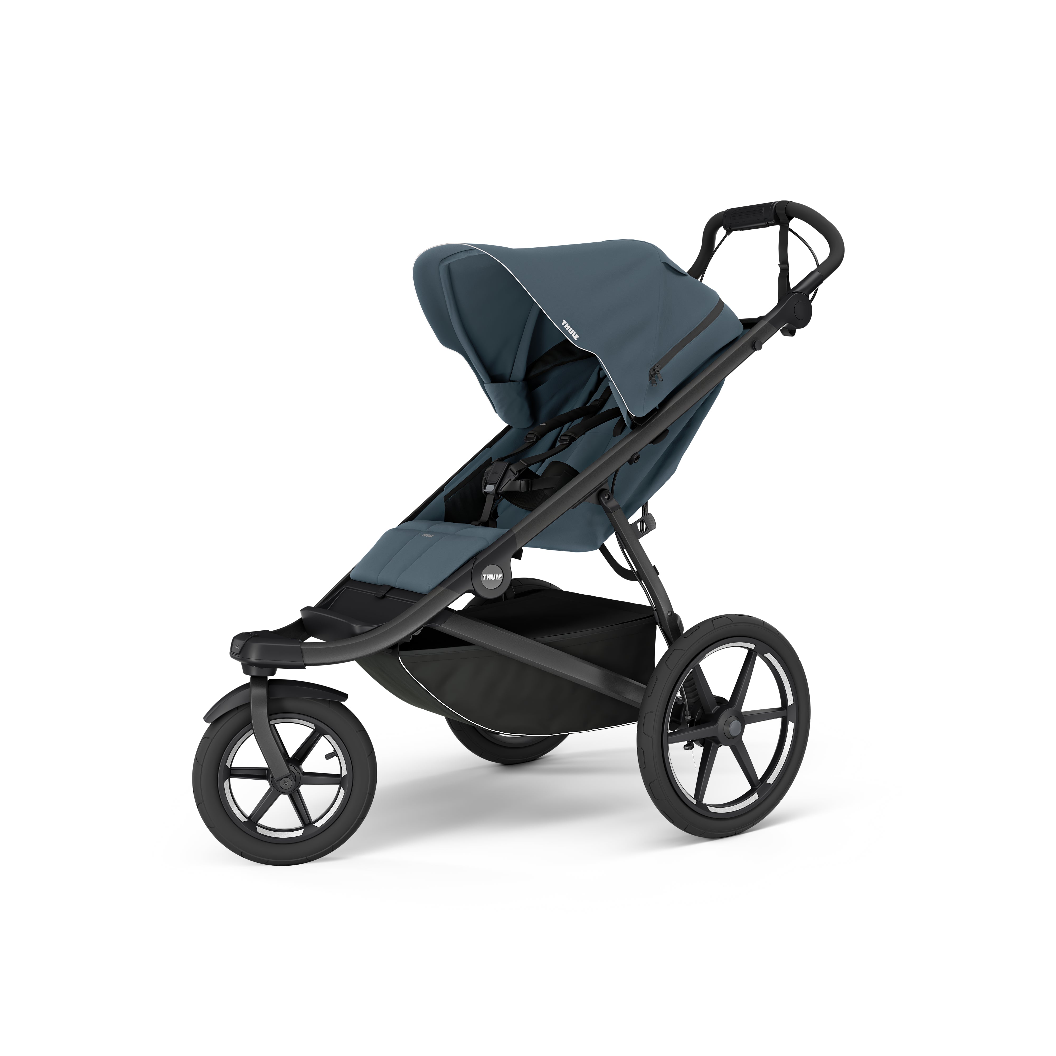 Thule Urban Glide 3 Geländekinderwagen – Dunkler Schiefer | Jogging-Kinderwagen für Stadt &amp; Gelände