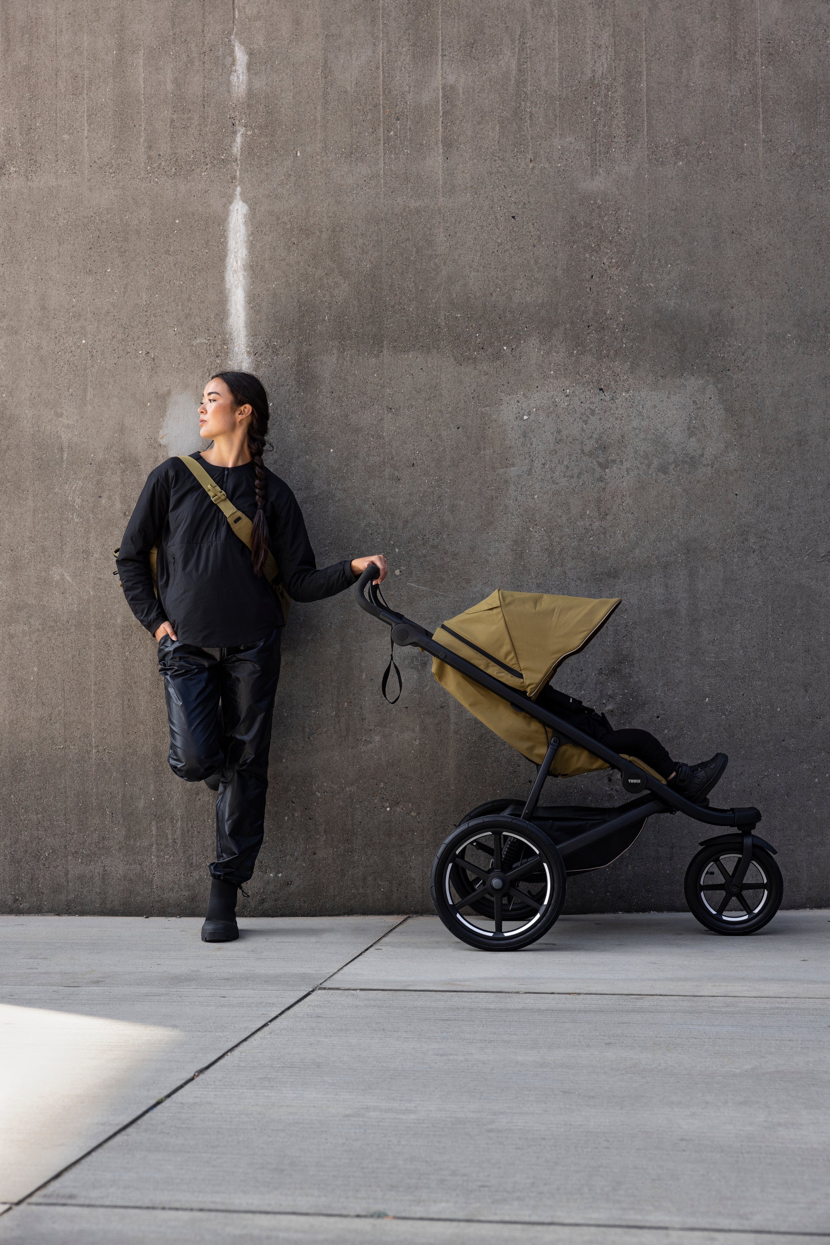 Thule Urban Glide 3 Kinderwagen Nutria green
