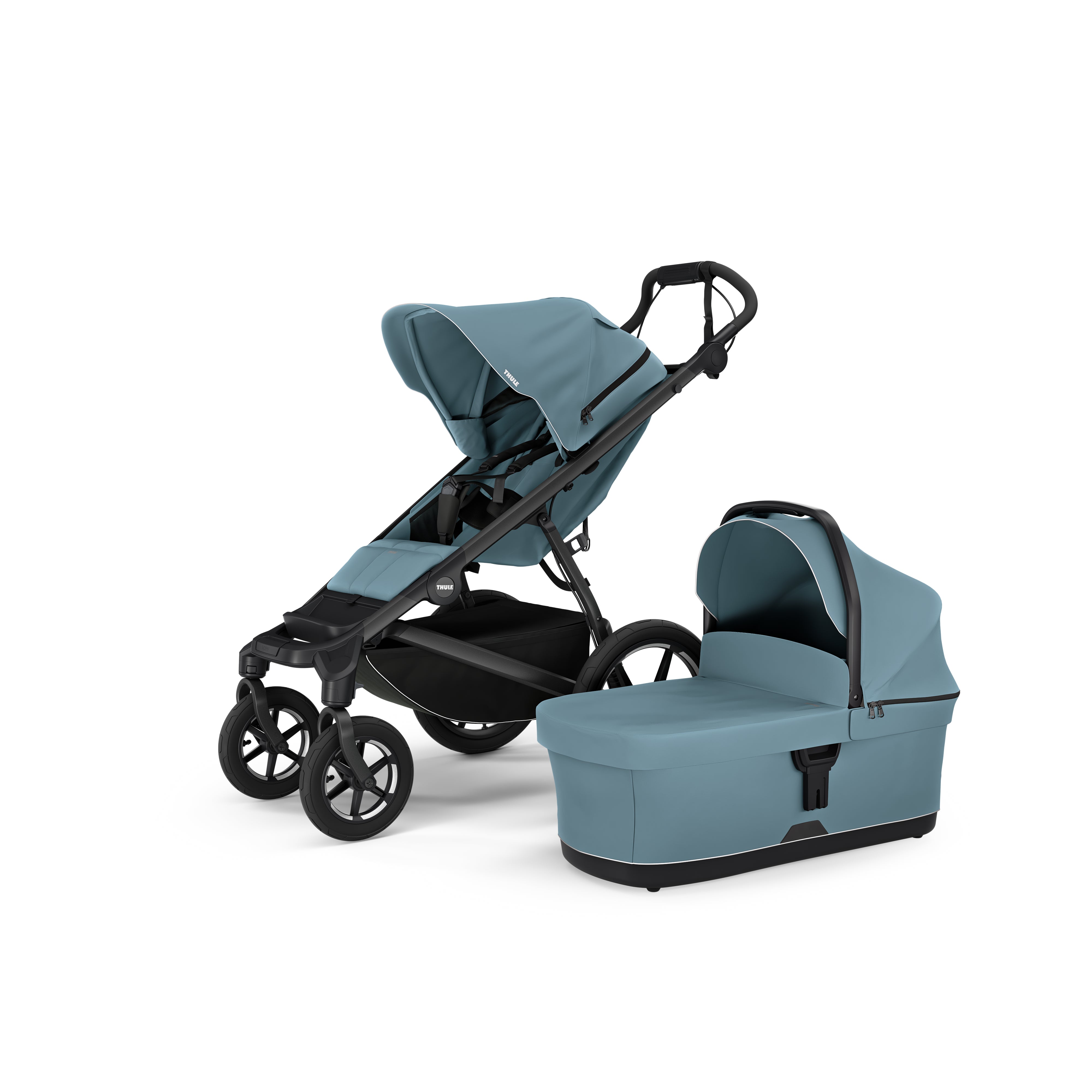 Thule Urban Glide 4 Kinderwagen 2-in-1 - Mid Blue on Black