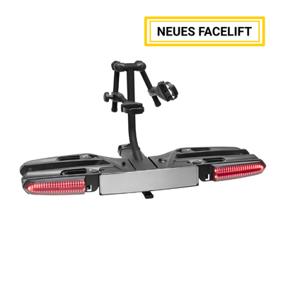 compact 2e+1 FIX4BIKE Fahrradheckträger für 2 Fahrräder inkl. Tragetasche mit FIX4BIKE-Verschluss