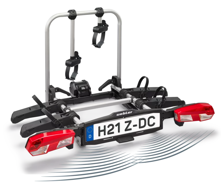 UEBLER H21 Z DC Fahrradträger mit 90 Grad Abklappung Rückfahrkontrolle