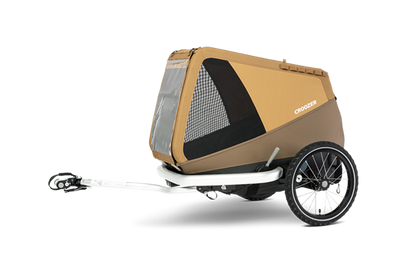 Croozer Yuuna 2 Modularer Fahrradanhänger – Kid, Dog & Cargo – Moonlight Black