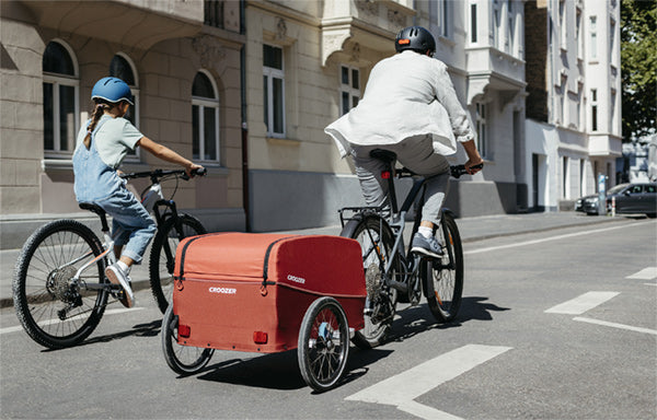 Croozer Yuuna 2 Modularer Fahrradanhänger – Kid, Dog & Cargo – Moonlight Black