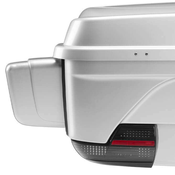 BackBox Einsatz breit 2x Einsatz breit für Breite = 190 cm inkl. Schaumstoffeinlagen für Skitransport schwarz