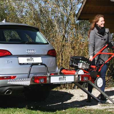 BackPack Transportplattform aus Aluminium inkl. 2 Zurrbändern zur Ladungssicherung