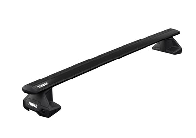Dachträger Komplettset WingBar Evo black/schwarz Volkswagen Caddy 4-T Van 2004-2015 Befestigungspunkte (Fixpunkte)